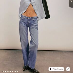 Free People RAW low rise jeans